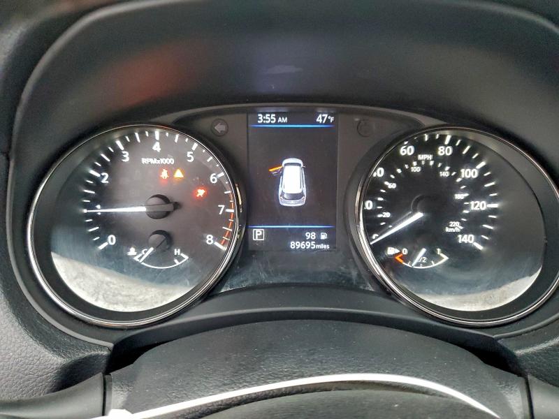 KNMAT2MVXKP500190 - 2019 NISSAN ROGUE S WHITE photo 9