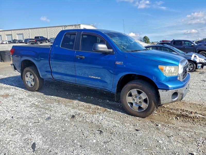 5TBBV54117S453022 - 2007 TOYOTA TUNDRA DOUBLE CAB SR5 BLUE photo 4