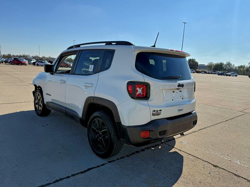 ZACNJBAB4LPL50466 - 2020 JEEP RENEGADE SPORT WHITE photo 3