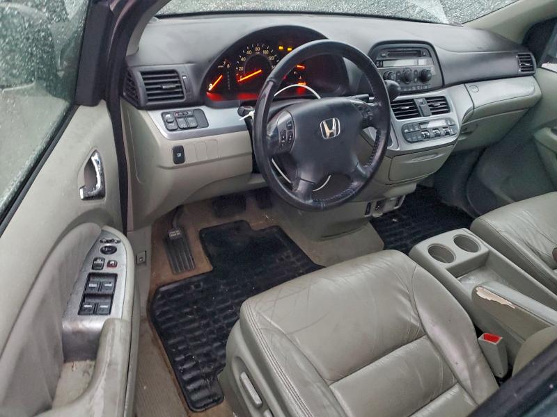 5FNRL38658B015972 - 2008 HONDA ODYSSEY EXL Srebrny zdjęcie 8