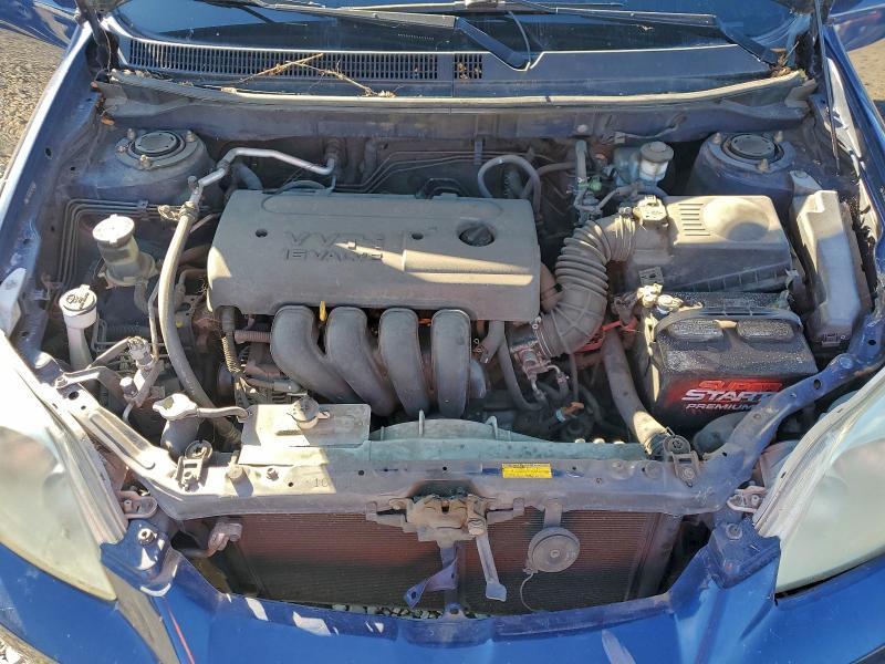2T1KR32E35C372048 - 2005 TOYOTA COROLLA MA XR BLUE photo 11