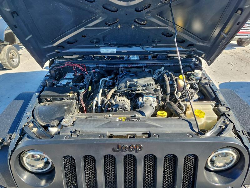 1C4AJWAG8HL509084 - 2017 JEEP WRANGLER SPORT GRAY photo 12