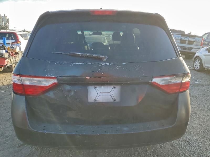 5FNRL5H63BB051288 - 2011 HONDA ODYSSEY EXL BLACK photo 6