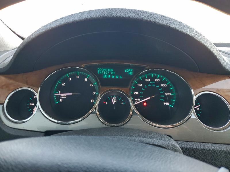 5GALRBED1AJ267316 - 2010 BUICK ENCLAVE CXL Graphit Foto 9