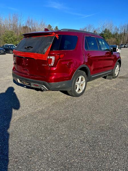 1FM5K8D87GGA31287 - 2016 FORD EXPLORER XLT RED photo 4