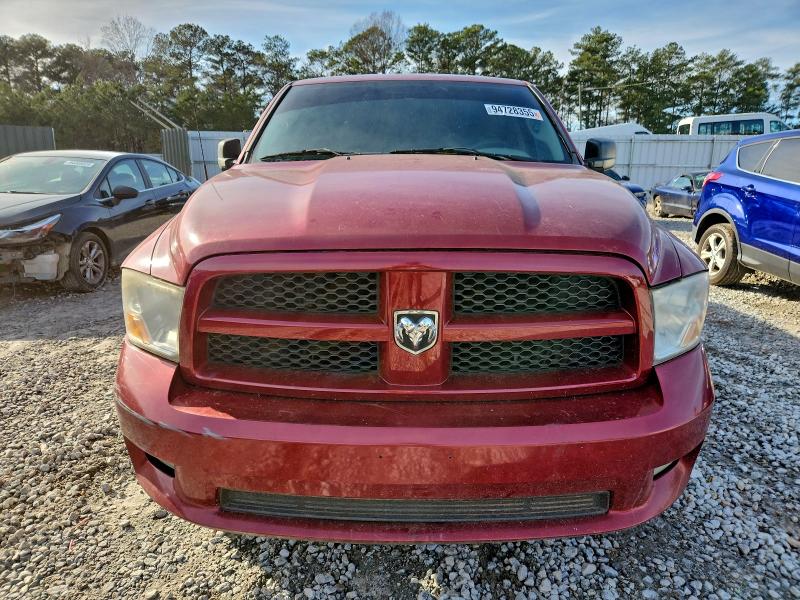 1C6RD6FT7CS281309 - 2012 DODGE RAM 1500 ST MAROON photo 5