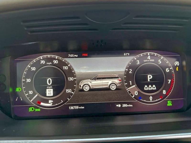 SALWR2RU3KA861258 - 2019 LAND ROVER RANGE ROVE HSE RED photo 8