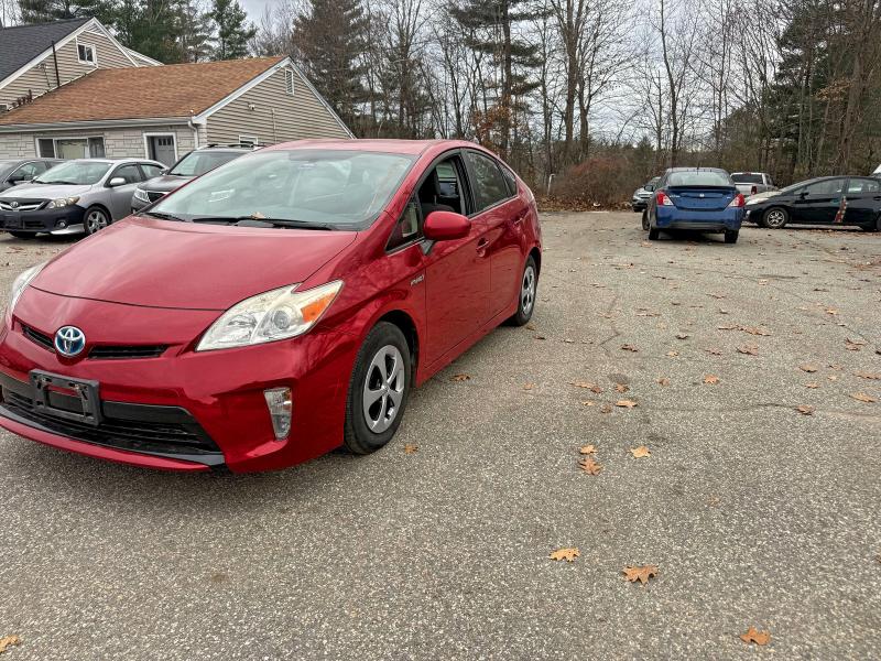 JTDKN3DU7D0349932 - 2013 TOYOTA PRIUS 红色 照片 2