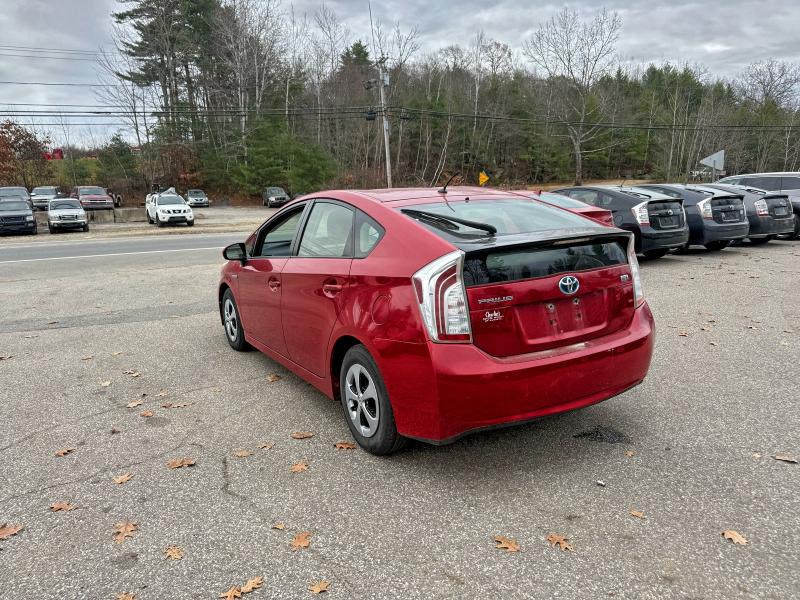 JTDKN3DU7D0349932 - 2013 TOYOTA PRIUS 红色 照片 3