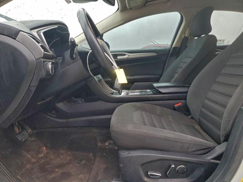 3FA6P0LU7KR170336 - 2019 FORD FUSION SE SILVER photo 7