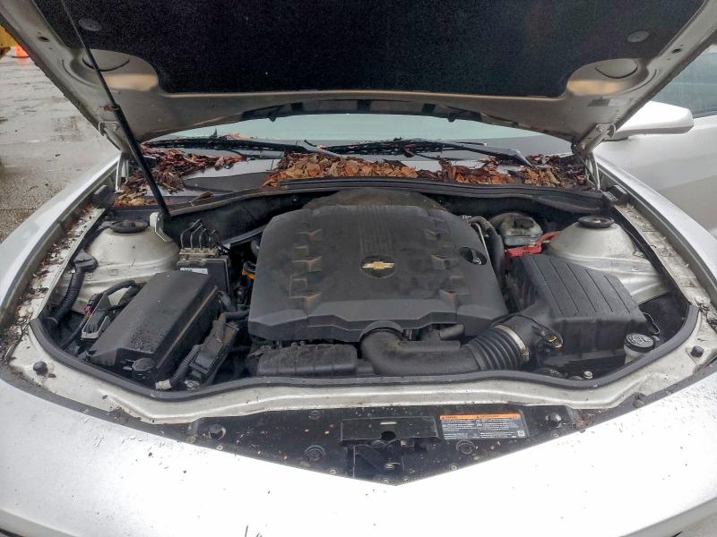 2G1FA1EV5A9184918 - 2010 CHEVROLET CAMARO LS SILVER photo 11