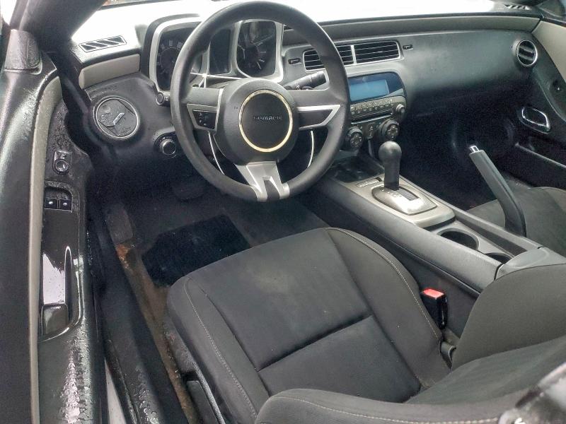 2G1FA1EV5A9184918 - 2010 CHEVROLET CAMARO LS SILVER photo 8