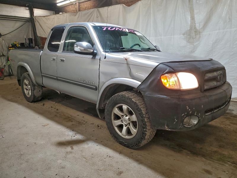 5TBBT44123S355448 - 2003 TOYOTA TUNDRA ACCESS CAB SR5 SILVER photo 4