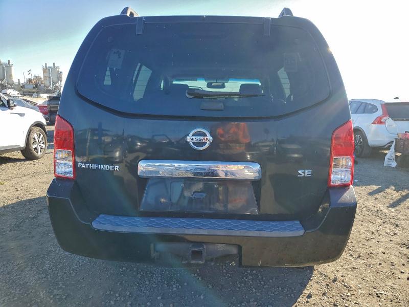 5N1AR18W46C611452 - 2006 NISSAN PATHFINDER LE Negro foto 6