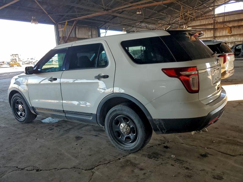 1FM5K8AR2EGA38576 - 2014 FORD EXPLORER POLICE INTERCEPTOR Белый фото 2
