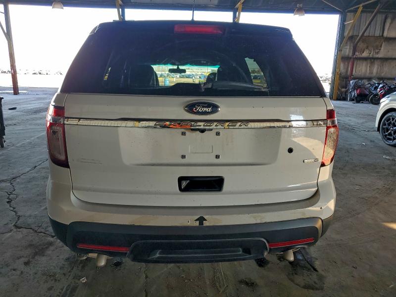 1FM5K8AR2EGA38576 - 2014 FORD EXPLORER POLICE INTERCEPTOR Белый фото 6