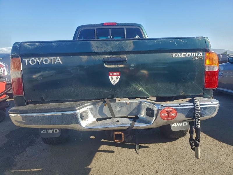 4TAWM72N9YZ606643 - 2000 TOYOTA TACOMA XTRACAB 绿色 照片 6