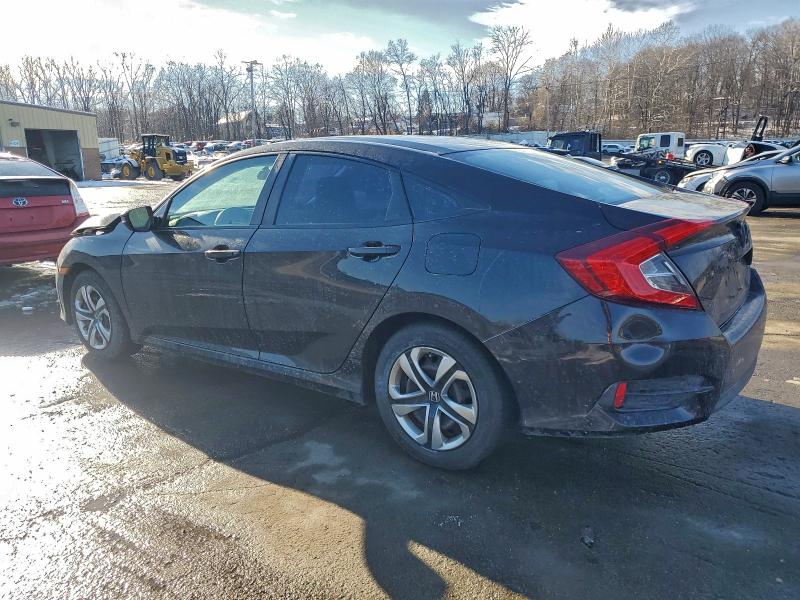 2HGFC2F58HH567632 - 2017 HONDA CIVIC LX BLACK photo 2