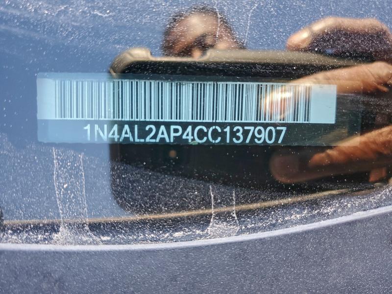 1N4AL2AP4CC137907 - 2012 NISSAN ALTIMA BASE Szary zdjęcie 12