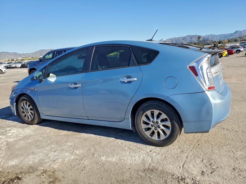 JTDKN3DP8C3026707 - 2012 TOYOTA PRIUS PLUG 蓝色 照片 2