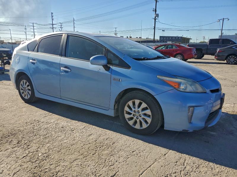 JTDKN3DP8C3026707 - 2012 TOYOTA PRIUS PLUG 蓝色 照片 4