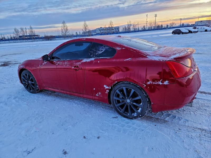 JNKCV64E89M605086 - 2009 INFINITI G37 BASE RED photo 2