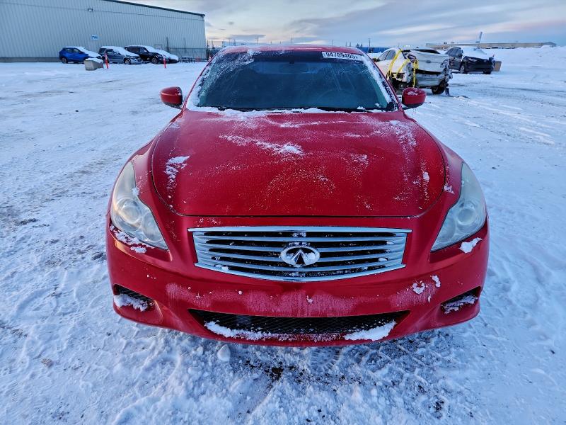 JNKCV64E89M605086 - 2009 INFINITI G37 BASE RED photo 5