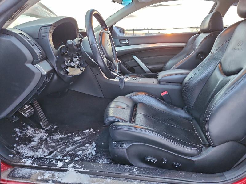 JNKCV64E89M605086 - 2009 INFINITI G37 BASE RED photo 7