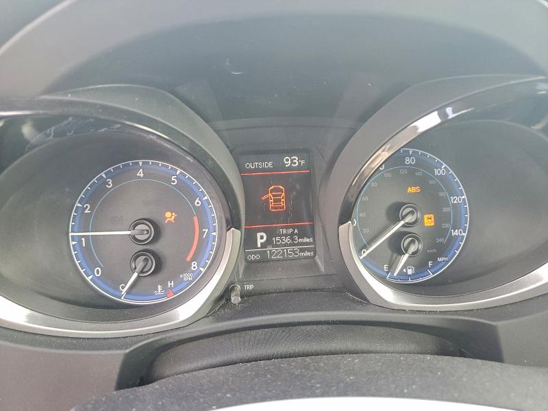 5YFBURHE2FP340170 - 2015 TOYOTA COROLLA L წითელი ფოტო 9