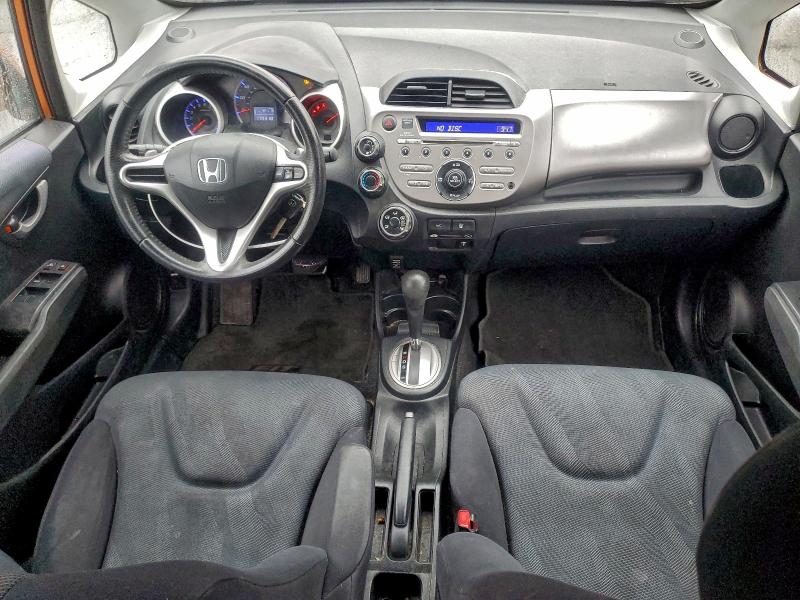 JHMGE88419S025415 - 2009 HONDA FIT SPORT ORANGE photo 8