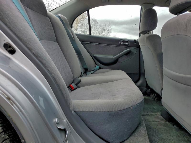 2HGES15542H610512 - 2002 HONDA CIVIC LX SILVER photo 10