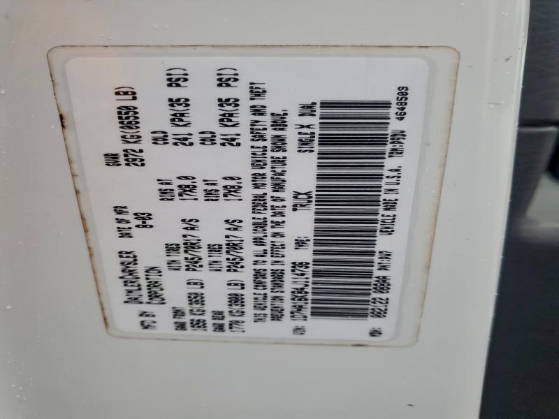 1D7HA16K84J114736 - 2004 DODGE RAM 1500 ST 白色 照片 12