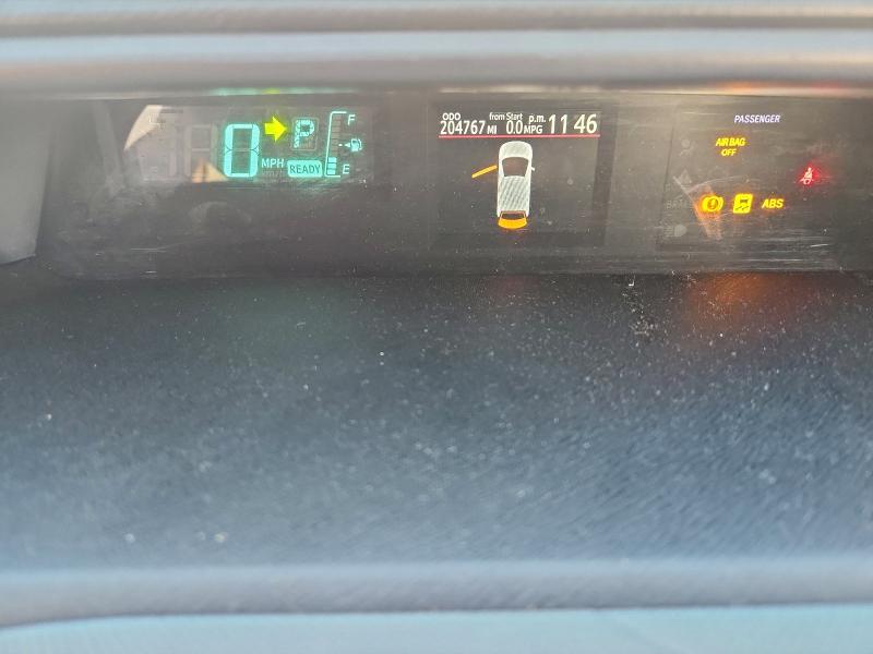 JTDKDTB35C1518853 - 2012 TOYOTA PRIUS C 银色 照片 9