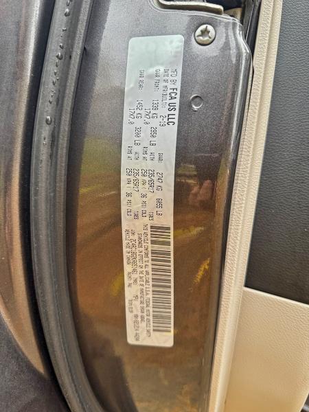 2C4RC1BG2KR651461 - 2019 CHRYSLER PACIFICA TOURING L Szary zdjęcie 10