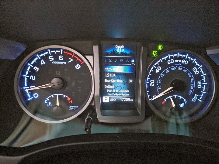 3TMCZ5AN2PM569644 - 2023 TOYOTA TACOMA DOUBLE CAB Көк фото 8