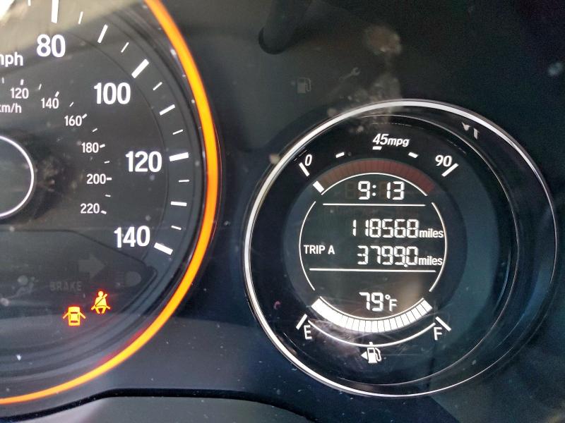 3CZRU5H59JG701071 - 2018 HONDA HR-V EX Czarny zdjęcie 9