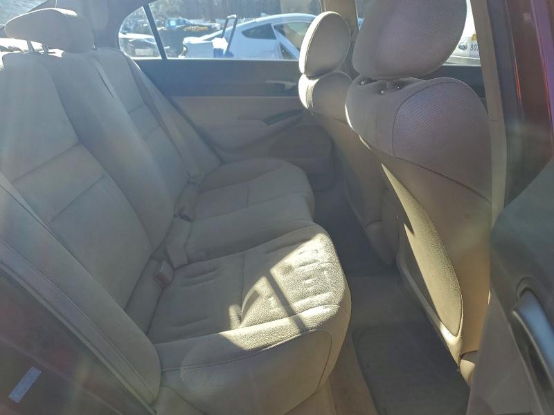 1HGFA16558L047004 - 2008 HONDA CIVIC LX ბურგუნდია ფოტო 10