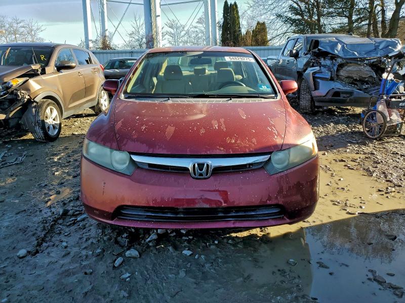 1HGFA16558L047004 - 2008 HONDA CIVIC LX ბურგუნდია ფოტო 5