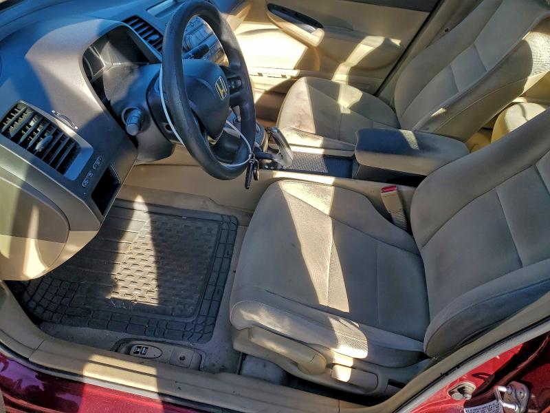 1HGFA16558L047004 - 2008 HONDA CIVIC LX ბურგუნდია ფოტო 7