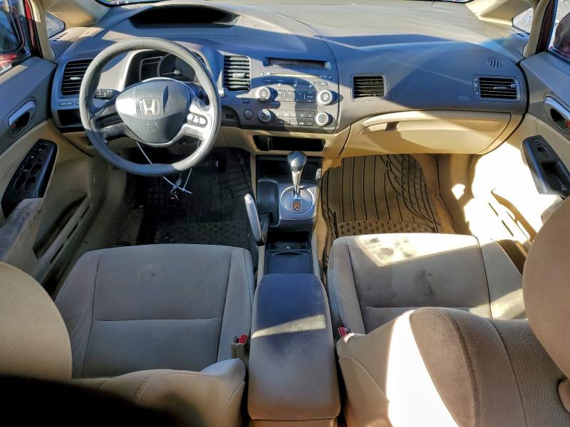 1HGFA16558L047004 - 2008 HONDA CIVIC LX ბურგუნდია ფოტო 8