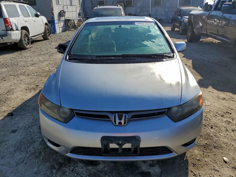 2HGFG12837H519226 - 2007 HONDA CIVIC EX SILVER photo 5
