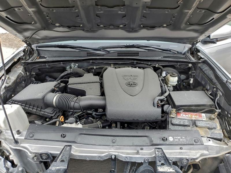 5TFAZ5CN1KX080076 - 2019 TOYOTA TACOMA DOUBLE CAB Сріблястий фото 11