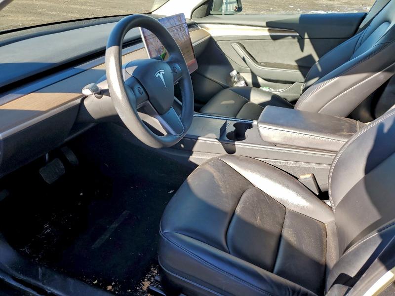 5YJ3E1EBXNF242124 - 2022 TESLA MODEL 3 رمادي صورة 7