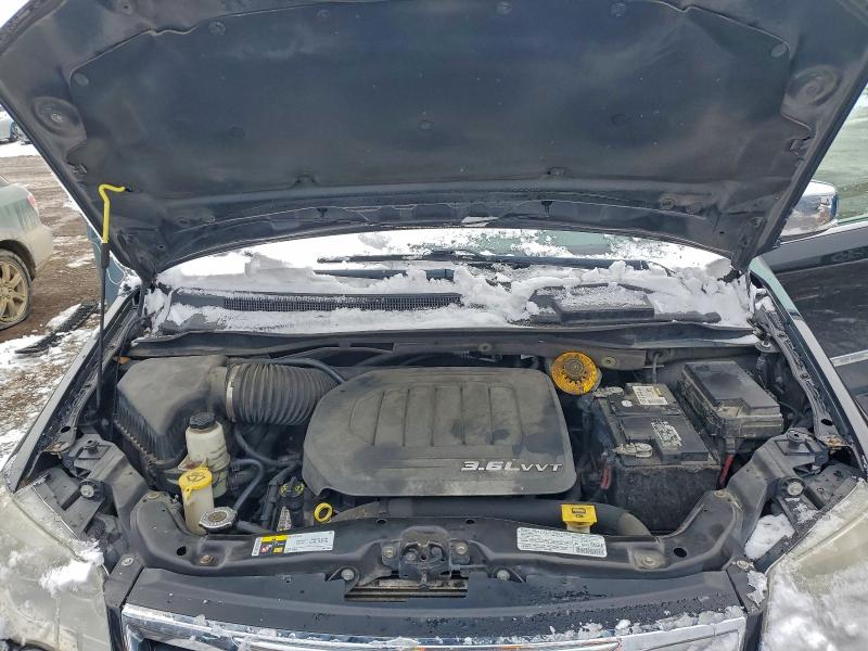 2C4RC1CG0DR803013 - 2013 CHRYSLER TOWN & COU TOURING L BLACK photo 12