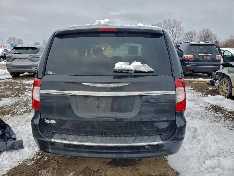 2C4RC1CG0DR803013 - 2013 CHRYSLER TOWN & COU TOURING L BLACK photo 6