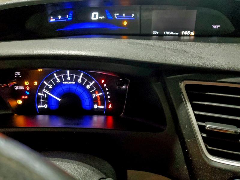 19XFB2F59EE022077 - 2014 HONDA CIVIC LX შავი ფოტო 9