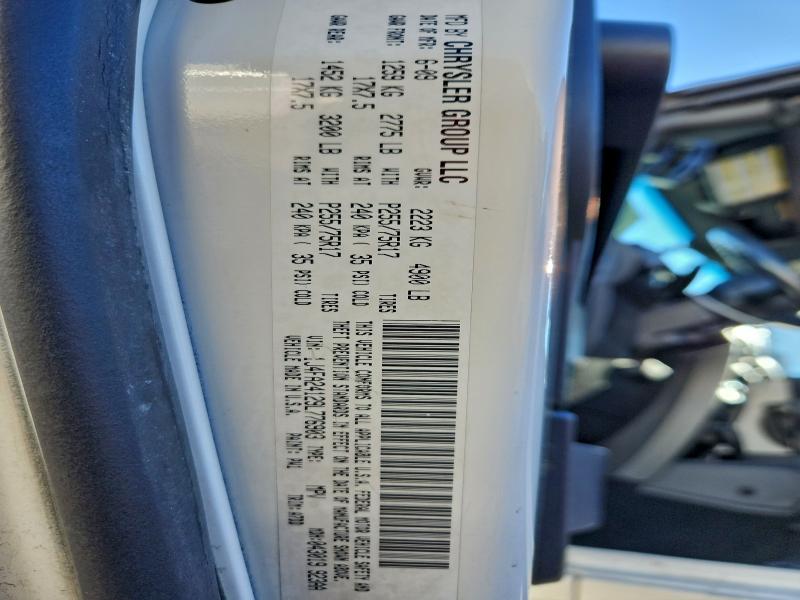 1J4FA24129L776903 - 2009 JEEP WRANGLER X თეთრი ფოტო 13