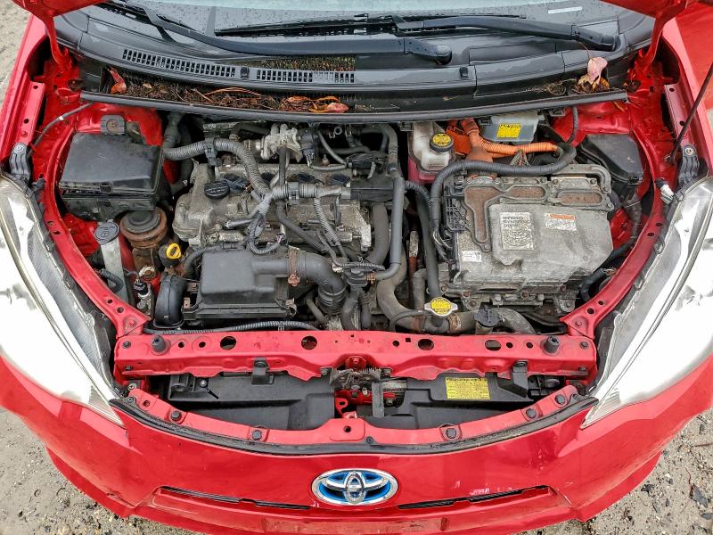 JTDKDTB33C1506460 - 2012 TOYOTA PRIUS C Rot Foto 11