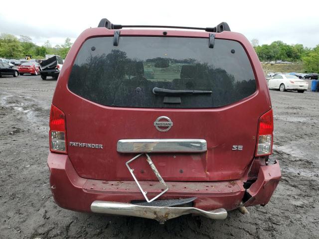 5N1AR18W15C778866 - 2005 NISSAN PATHFINDER LE Rojo foto 12