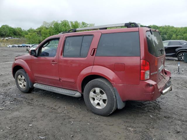 5N1AR18W15C778866 - 2005 NISSAN PATHFINDER LE Rojo foto 4